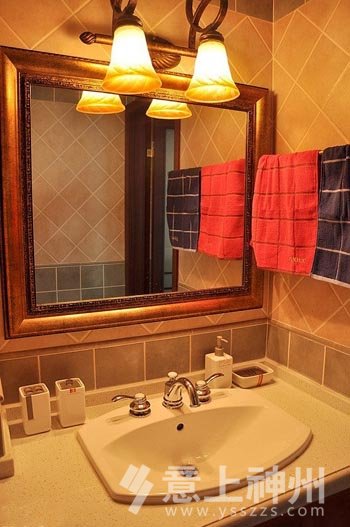 裝飾裝修,衛(wèi)浴間裝修,裝修設計,衛(wèi)浴間風格,裝修效果,美式復古風格衛(wèi)浴間